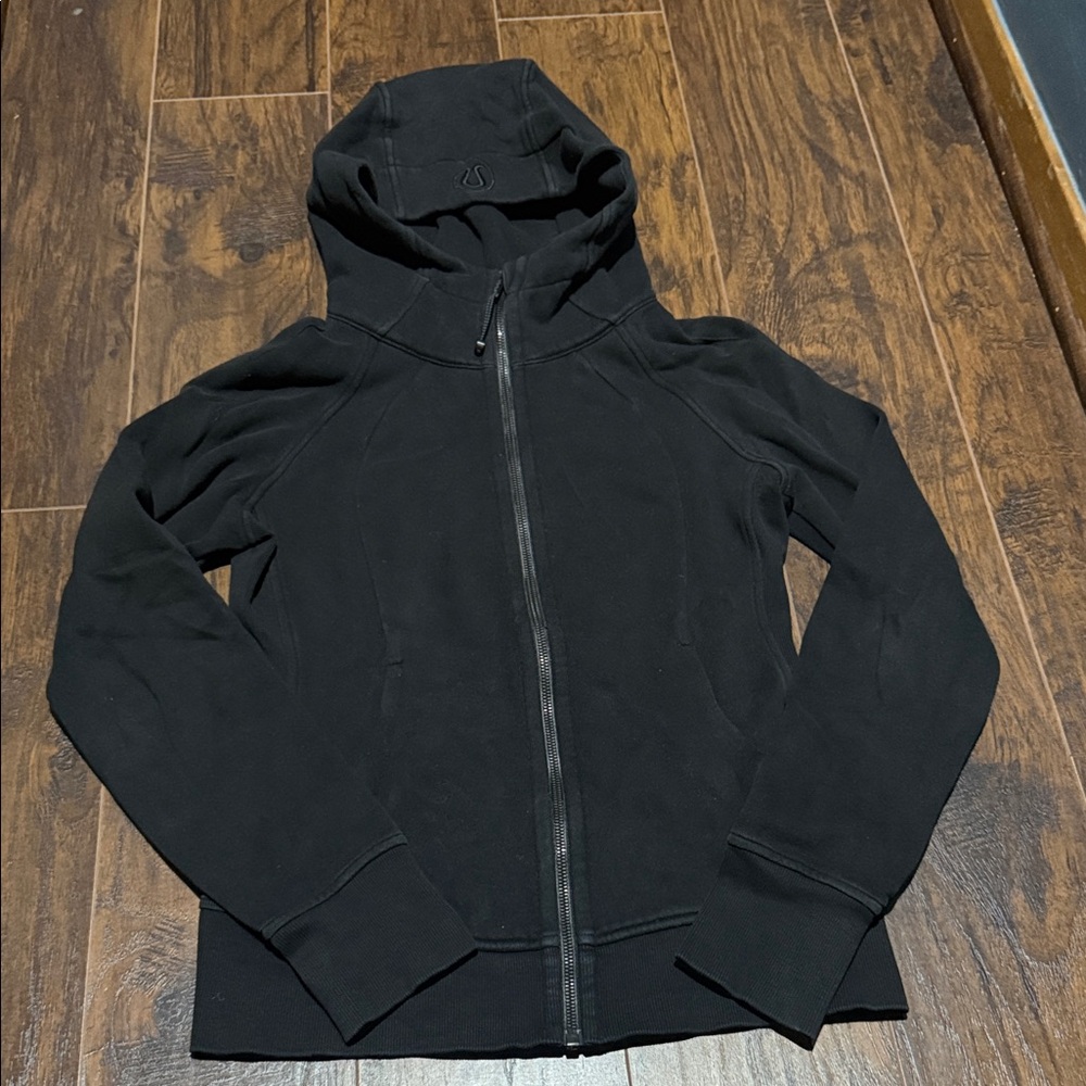 Lululemon Athletica Black Full Zip Scuba